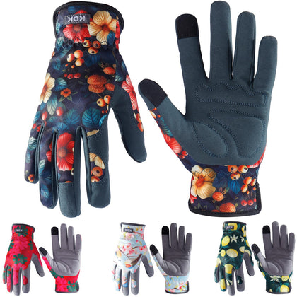 KDK gardening gloves with puncture-proof palm protect hands from thorns.