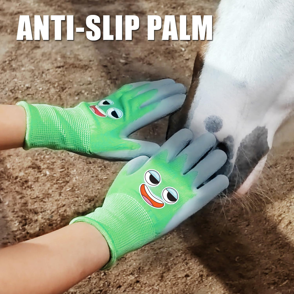 KDK kids gloves are washable for quick cleanup after garden projects