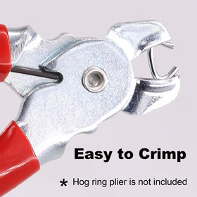 Keadic auto upholstery hog rings ideal for car seat repairs and fastenings