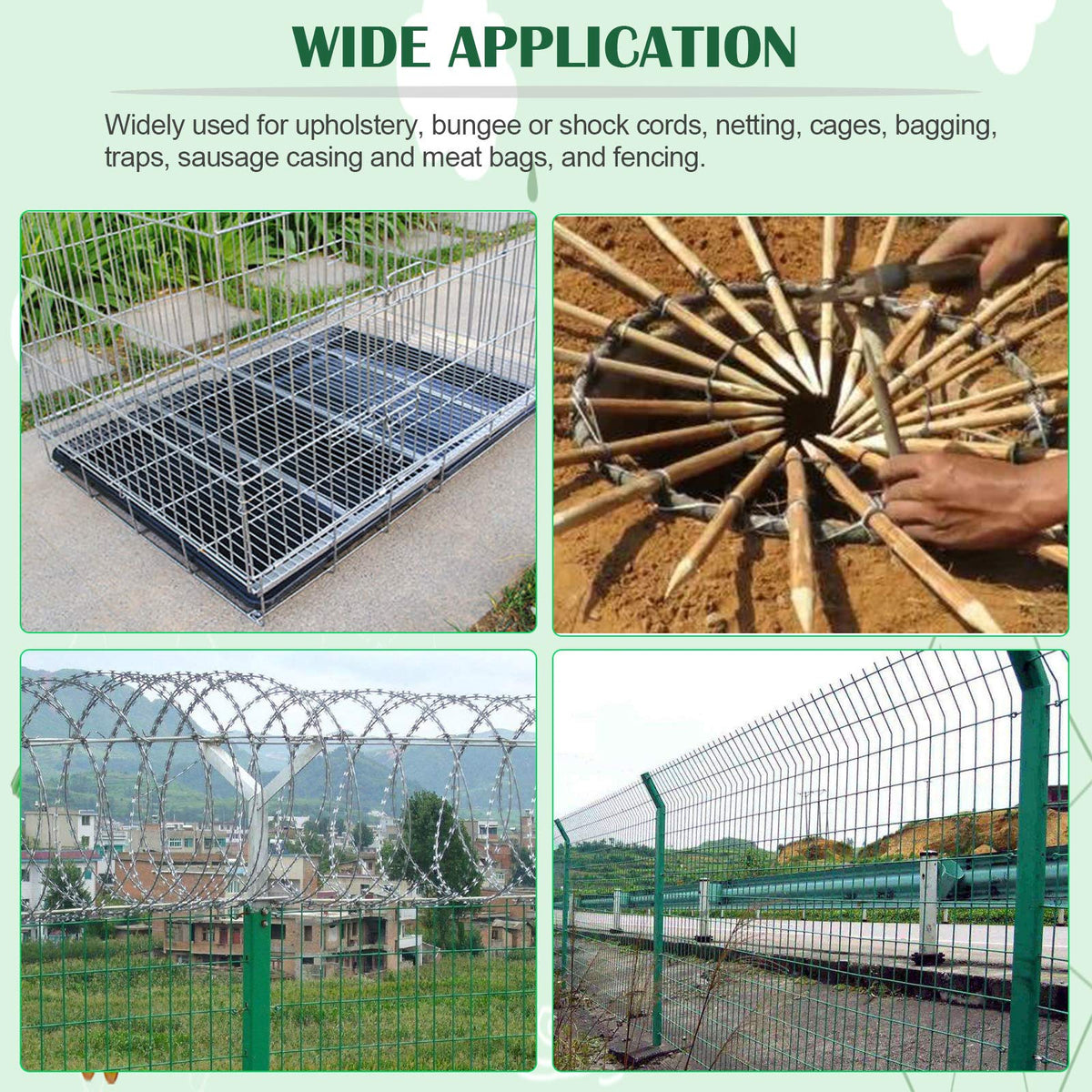 Keadic hog rings for bagging and netting projects around home or workshop