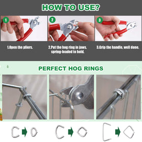 Keadic furniture upholstery hog rings for durable seat and cover work