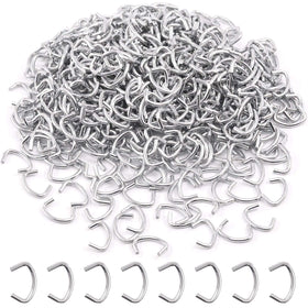 Keadic half-inch hog rings in package for quick upholstery tasks
