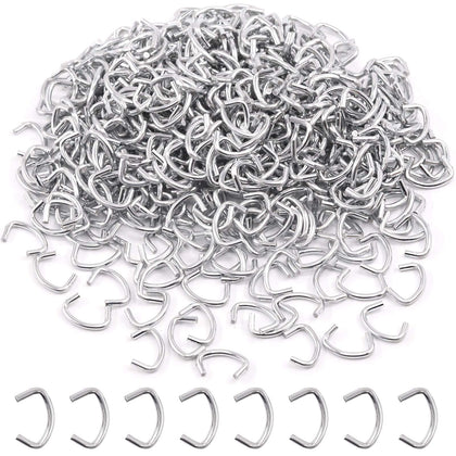 Keadic half-inch hog rings in package for quick upholstery tasks