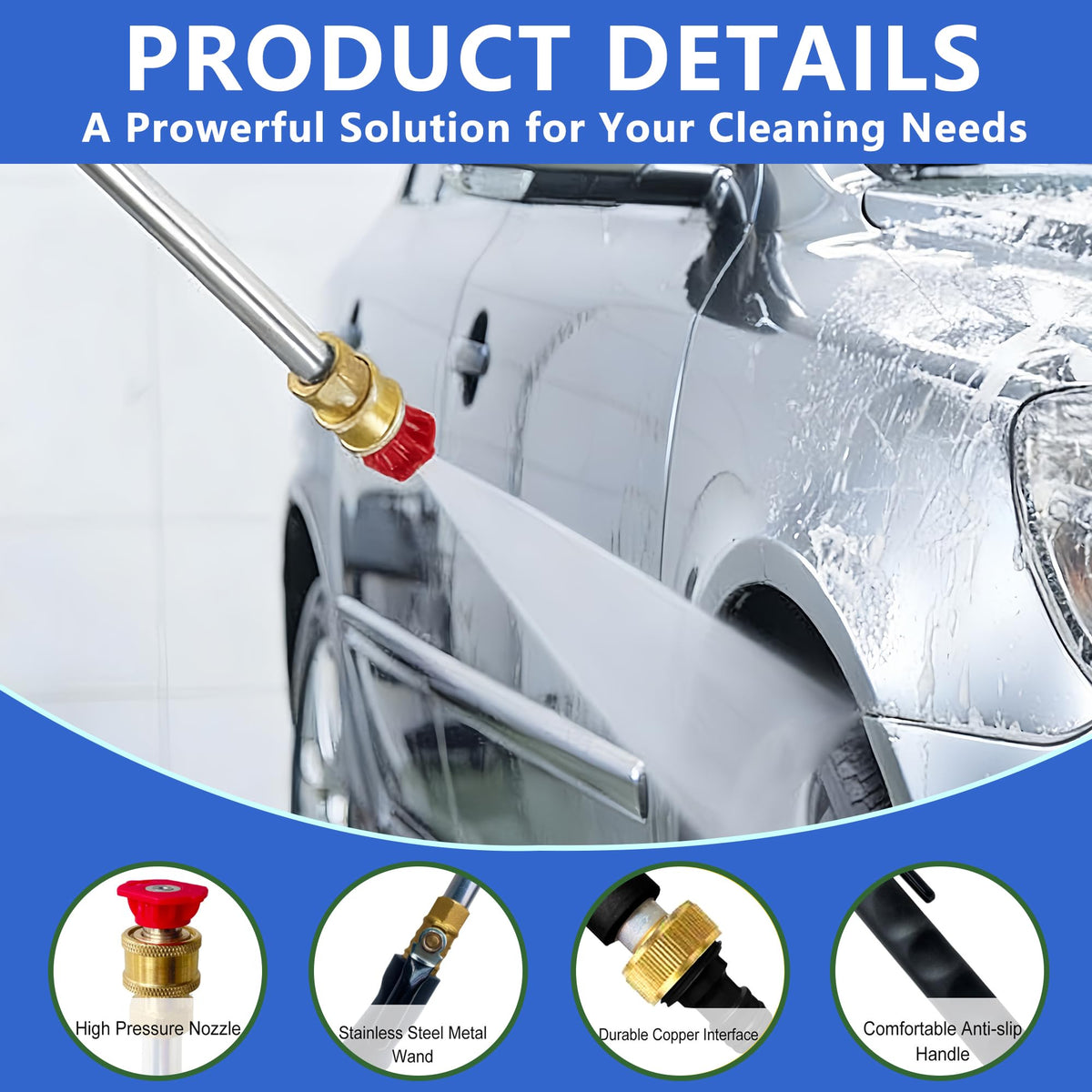 Keaixinyu metal construction with copper connectors for durable cleaning power.