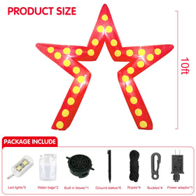 KEASKELL movie night backyard setup with illuminated star arch for red carpet vibe.