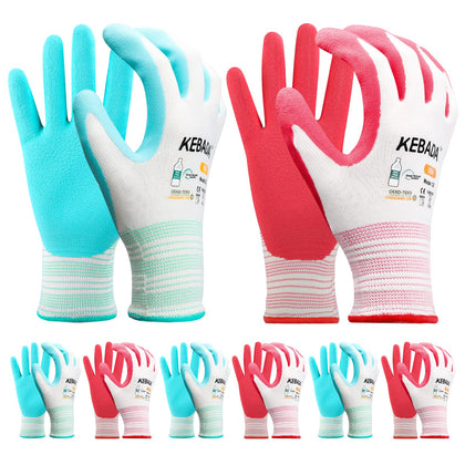 Kebada women's garden gloves with open-back breathable design for comfortable gardening