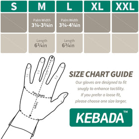 Kebada durable latex-coated gloves are easy to clean and reuse
