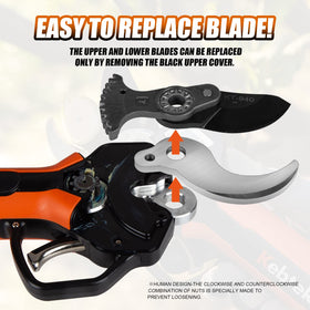 Kebtek KT940 adjustable diameter from 40mm to 25mm enables precise pruning