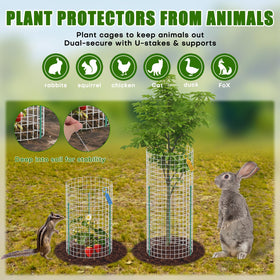 Kecaopdt dual secure stakes provide stable protection against wind and intruders.