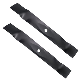 KEDAKEJI 42 inch mulching blade for Deere D100, front view, durable steel