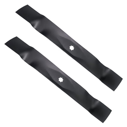 KEDAKEJI 42 inch mulching blade for Deere D100, front view, durable steel