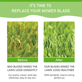 KEDAKEJI 94204244a blade installed on Cub Cadet shows real-world use