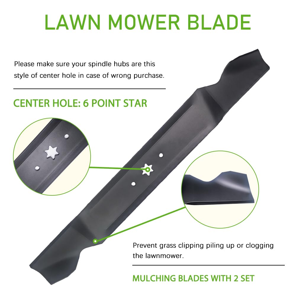 KEDAKEJI 94204244a blade metal texture emphasizes rugged durability for tough lawns