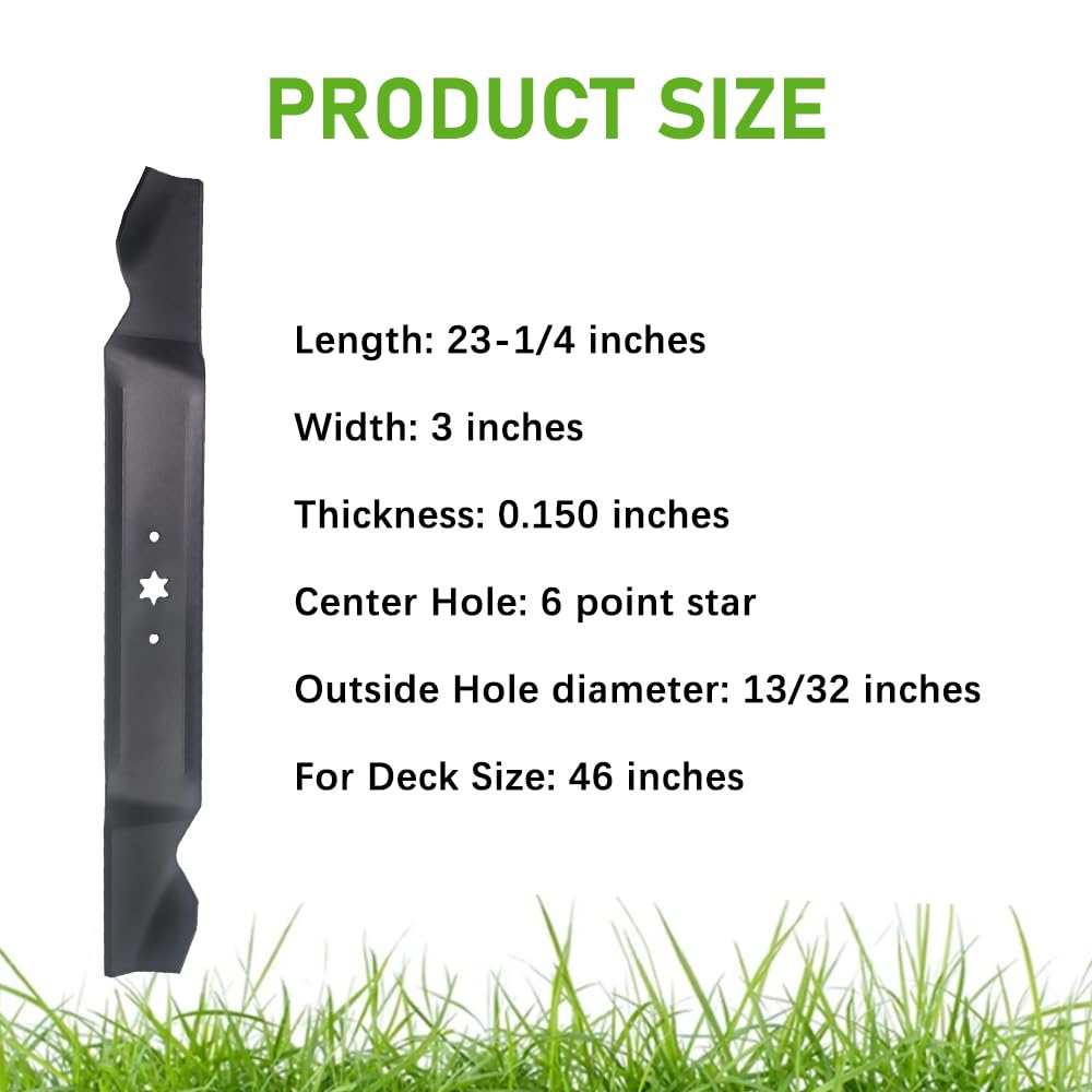 KEDAKEJI 94204290a blade compatibility chart covers multiple mower models