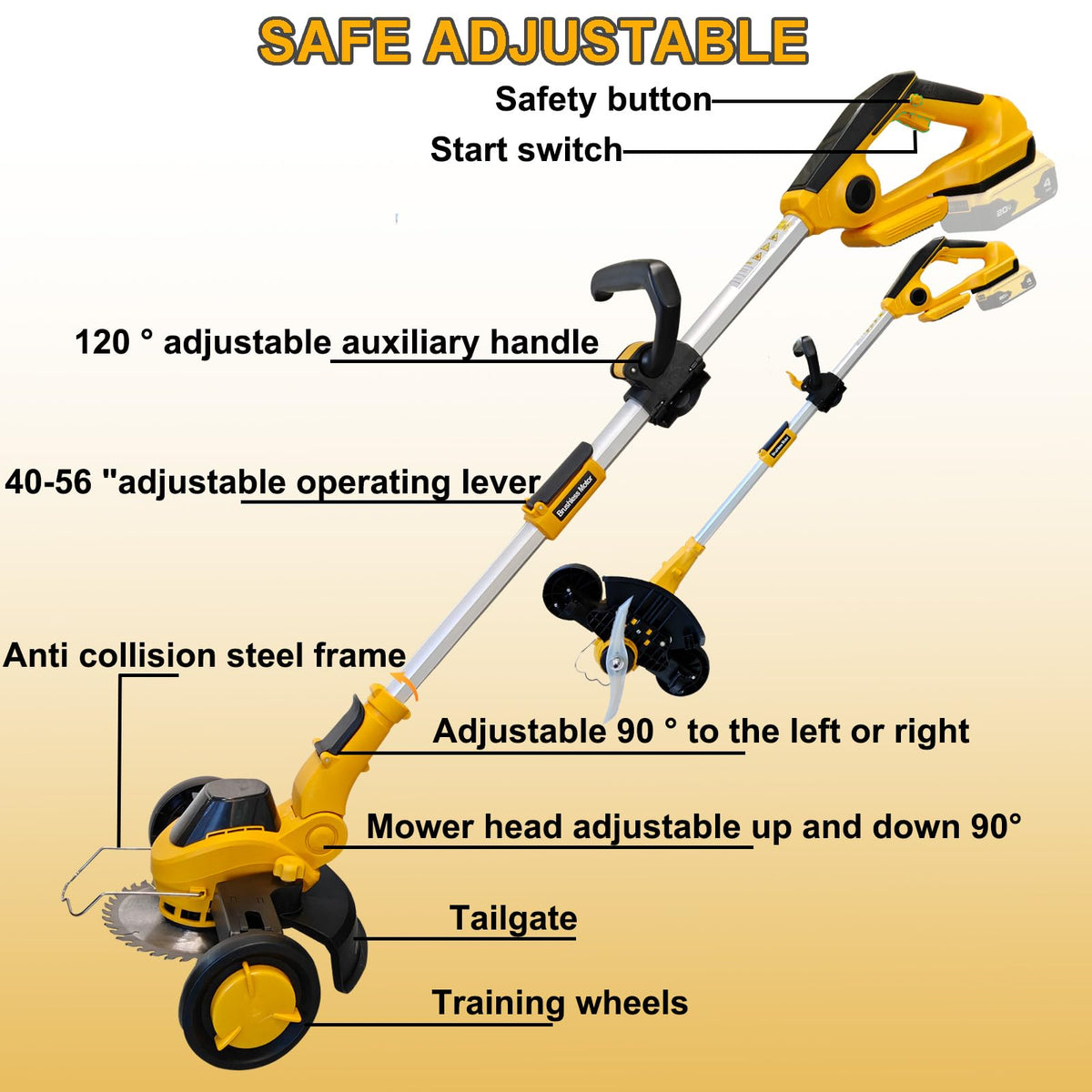 KEDIRYRE compatibility with DeWalt 20V MAX batteries for flexible power options.