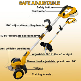 KEDIRYRE compatibility with DeWalt 20V MAX batteries for flexible power options.