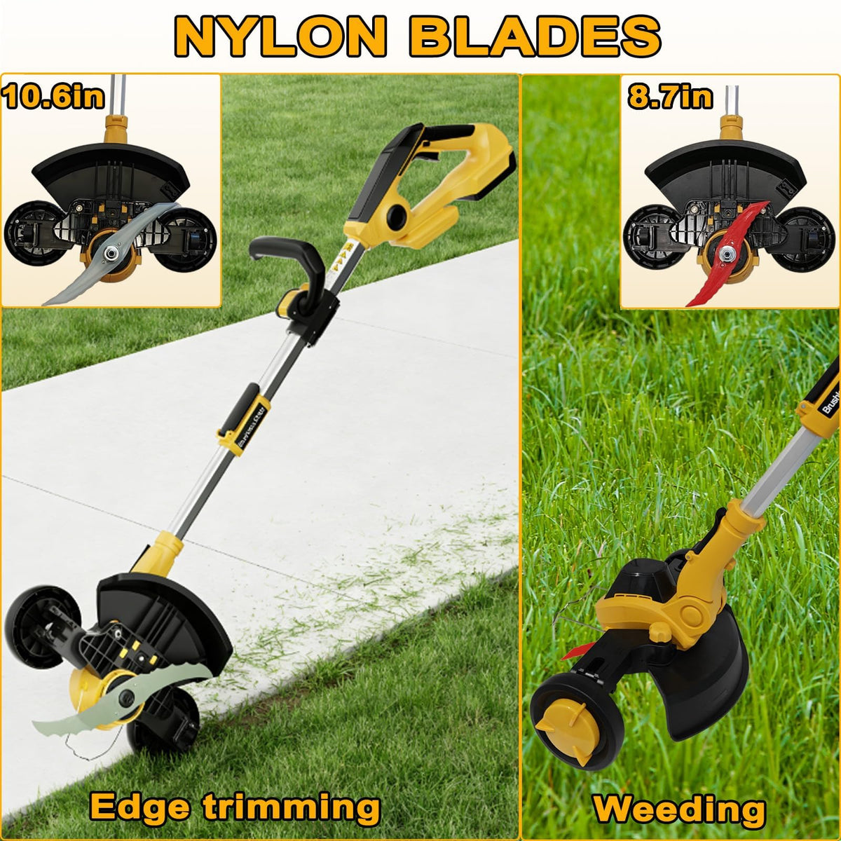 KEDIRYRE safety features reduce risk during yard work.