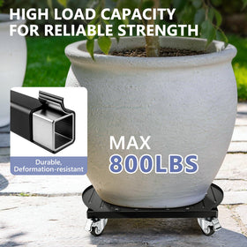 Adjustable panel from 10 to 20 inches fits diverse planter sizes.