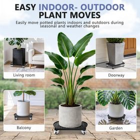 Suitable for indoor and outdoor use in homes, balconies, and yards.