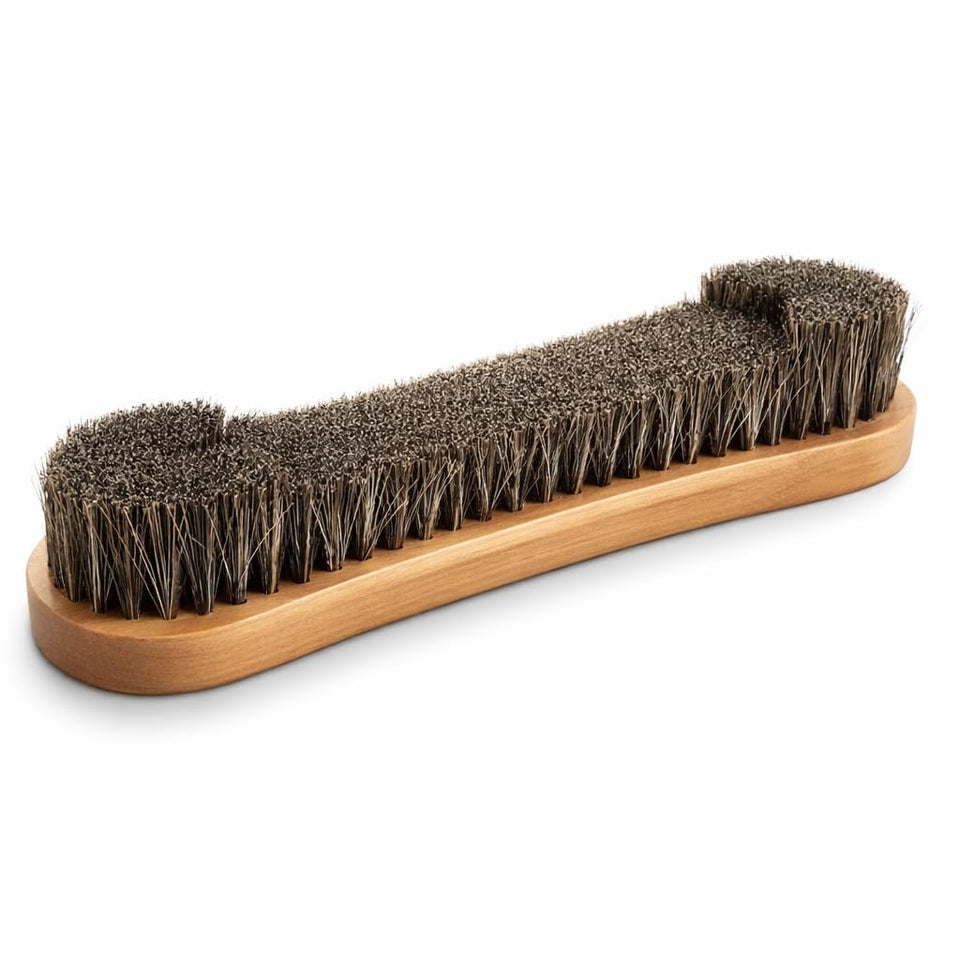 Keenso pool table brush 12in horsehair for quick, even dust removal on felt