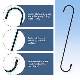 KEEPFFYE versatile hook for indoor and outdoor use on rails or poles.