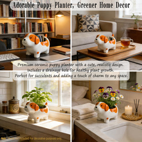 Keeppace puppy planter with clean lines suits modern interiors