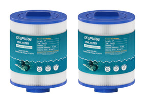 KeePure 8-inch filter with semi-circular top for secure fit