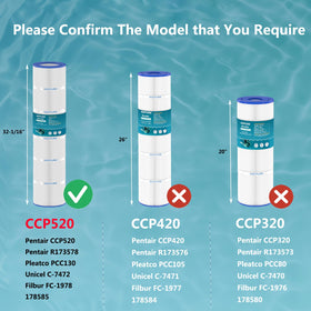 KEEPURE CCP520 back view highlights cartridge design and compatibility.
