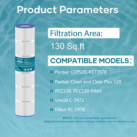 KEEPURE CCP520 package and labeling indicates 4-pack replacement set.