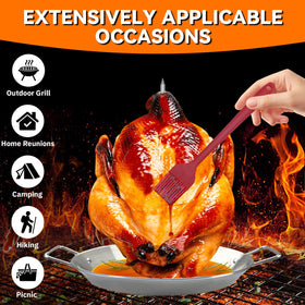 Keepxaus removable skewers 8-10-12, fit most grills for flexible, efficient loading.