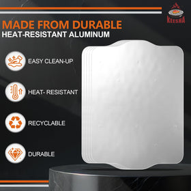 KEESHA BAC507 disposable design makes after-cook cleanup simple