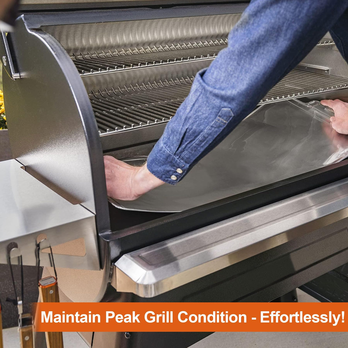 KEESHA BAC507 note on material explains thin aluminum foil construction