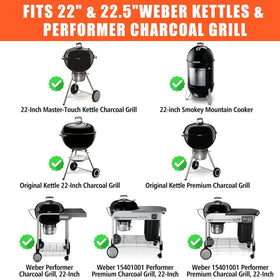 KEESHA cast-iron grate delivers durable heat retention for consistent grilling