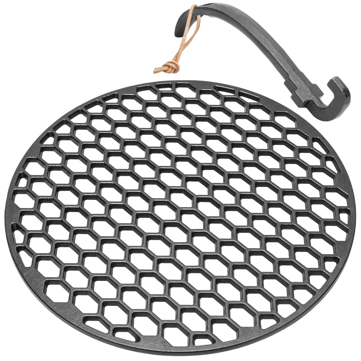 KEESHA grill grate for Weber 22-inch with honeycomb pattern for even searing