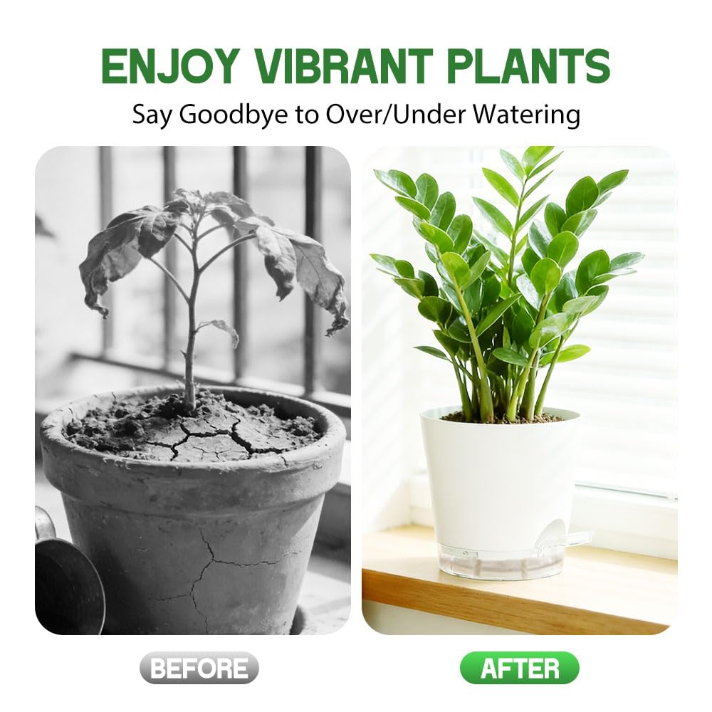 Keetumood self-watering pot ideal for indoor plant setups