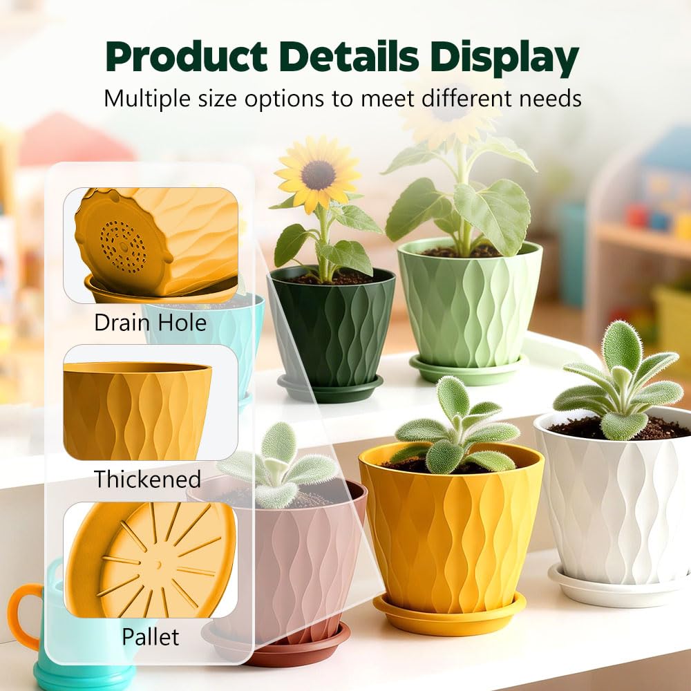 KEETUMOOD separate reservoir with built-in saucer enables effortless bottom watering