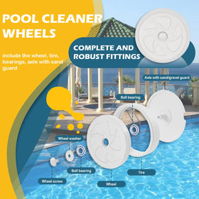 Kefly pool cleaner sweep hose demonstrates flexible reach for edge debris