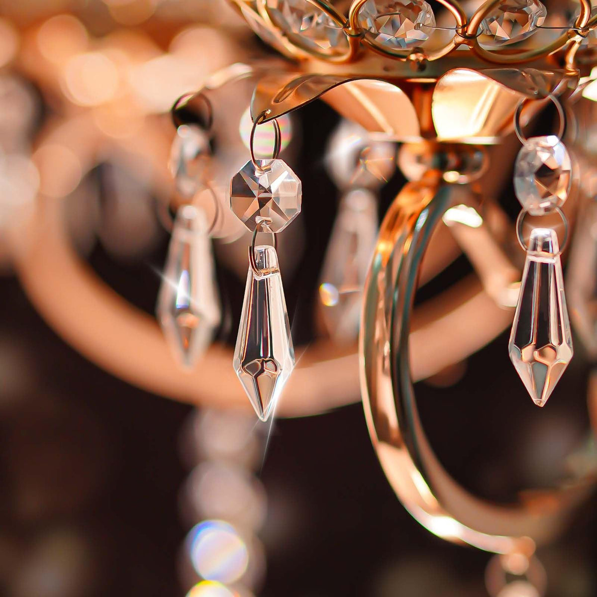Kehail Christmas decor prism hanging for festive holiday light appeal
