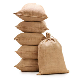 KEILEOHO burlap bag 42x29 used in potato sack racing.