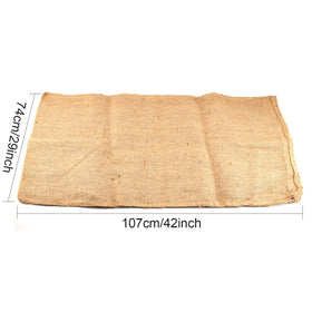 KEILEOHO 3-pack burlap sacks show breathable weave for airflow.
