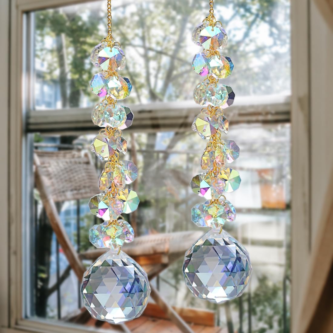 KEINIA suncatchers brighten windows and doors with prismatic color