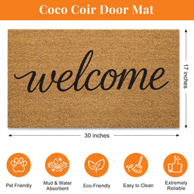 Kelarea doormat with indoor-outdoor versatility suits many entrances.