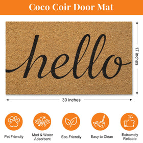 Kelarea door mat designed for indoor and outdoor use with rugged resilience.