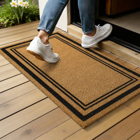 Kelarea front door mat easy-care tips for longevity and look.