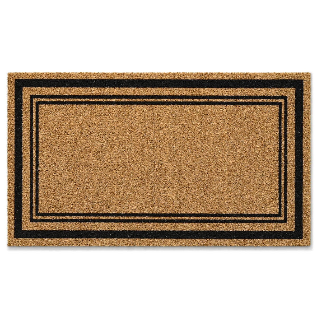 Kelarea front door mat with natural coco coir fibers for high-traffic entryways.