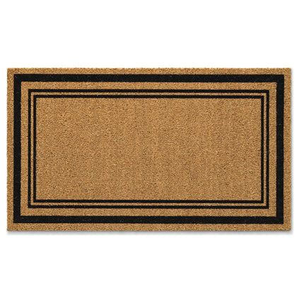 Kelarea front door mat with natural coco coir fibers for high-traffic entryways.