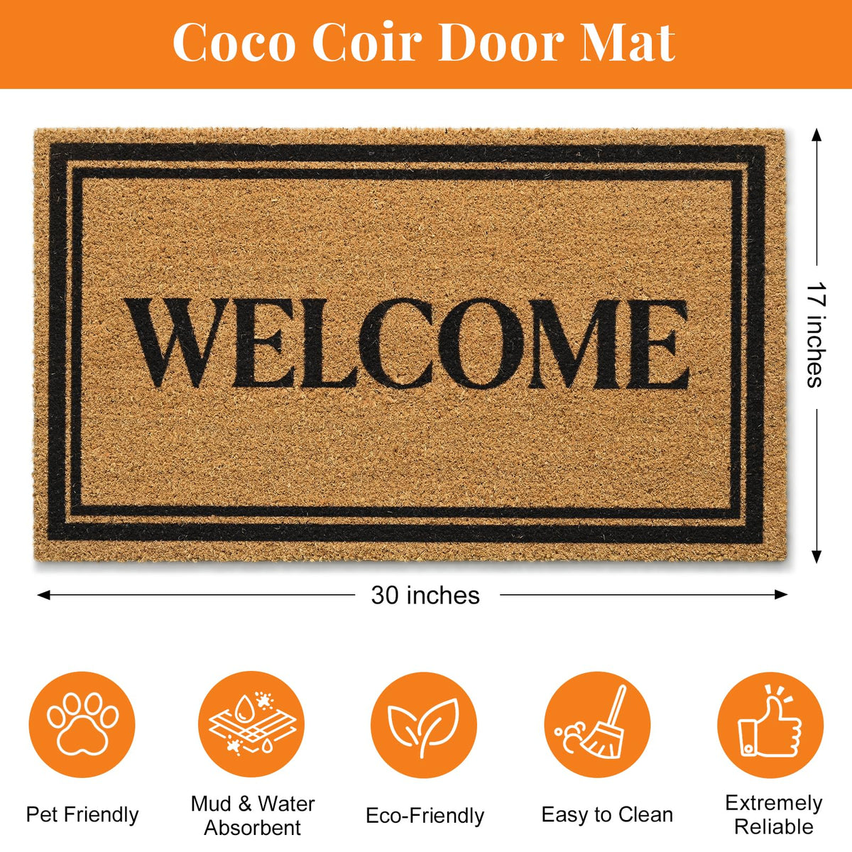Kelarea outdoor-indoor mat on porch showing versatility for entryways.