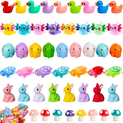Kelfendeko mini ducks figures for fairy gardens and playful displays.