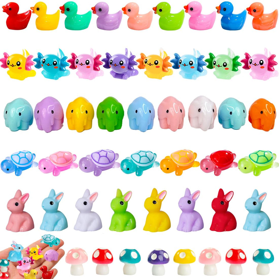 Kelfendeko mini ducks figures for fairy gardens and playful displays.