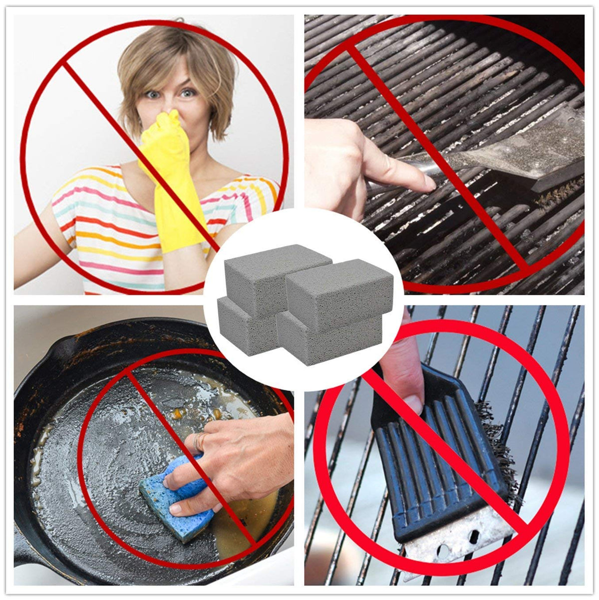 Kelfuoya Elaziy non-toxic grill cleaner keeps kitchen safe around kids